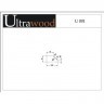 Декор ЛДФ Ultrawood U 0001 i 2.00 м Молдинг