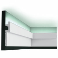 Лепнина Orac Luxxus C395 Steps Карниз для скрытого освещения, профиль для штор