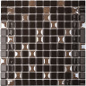 Мозаика Vidrepur Edna Mix №836 Темно-коричневый (на сетке)