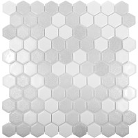 Мозаика Vidrepur Hexagon Colors № 100/514 (на сетке)